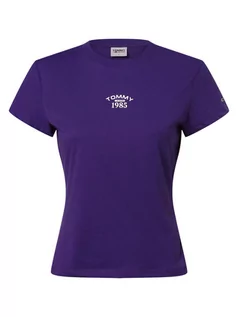 Koszulki i topy damskie - Tommy Jeans - T-shirt damski, lila - grafika 1