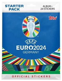 Euro 2024 Match Attax Topps Naklejki Zestaw Startowy - Czasopisma - miniaturka - grafika 1