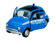 Samochody i pojazdy dla dzieci - WELLY FIAT NUOVA 500 POLIZIA 1:34 43606 - miniaturka - grafika 1