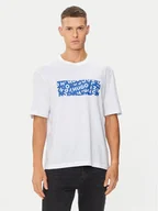 Koszulki męskie - Hugo T-Shirt Nalayo 50515203 Biały Regular Fit - miniaturka - grafika 1