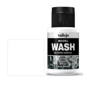 Farba Vallejo Model Wash, White 76501, 35 ml - Farby i media malarskie - miniaturka - grafika 1