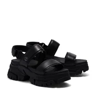 Sandały damskie - Damskie Sandały TIMBERLAND ADLEY WAY SANDAL 2 BAND TB0A5URZ0151 – Czarny - miniaturka - grafika 1