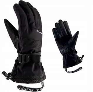 Rękawice narciarskie - Viking Europe Viking Europe Sigmatic Freeride Gloves, czarny 7 2021 Rękawice narciarskie 111/23/2596/09/7 - grafika 1