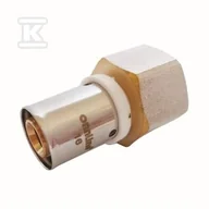 Łączniki, trójniki, kształtki - ZŁĄCZKA ZAPRASOWYWANA GW 32MM X 1" profil U - miniaturka - grafika 1