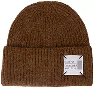 Czapki damskie - ONLY Damska czapka beanie Onlcindie Life Cc (opakowanie 30 szt.), Skóra brązowa, jeden rozmiar - miniaturka - grafika 1