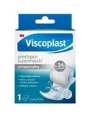 Apteczki i materiały opatrunkowe - Viscoplast Prestopor, supermiękki plaster do cięcia z opatrunkiem, 1 m x 8 cm, 1 sztuka - miniaturka - grafika 1