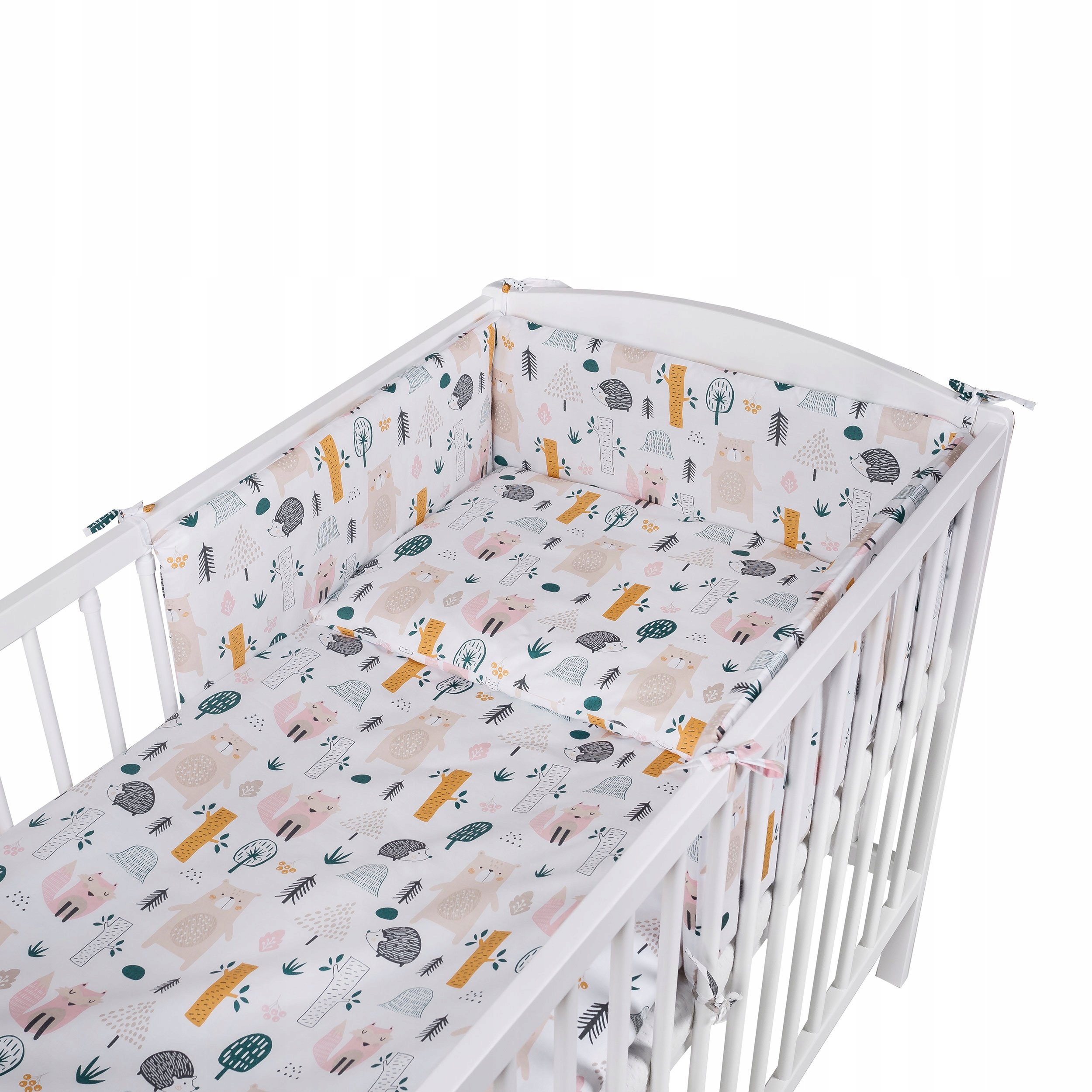 Pościel dla niemowlaka Tomi 120x90 Komplet 5 Elementów Drzewko pomarańczy