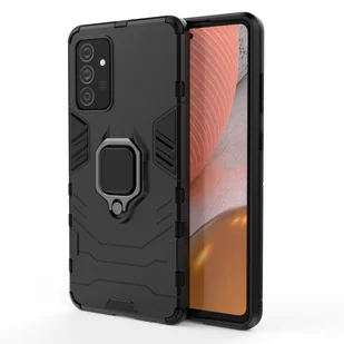 Ring Armor pancerne hybrydowe etui pokrowiec + magnetyczny uchwyt Samsung Galaxy A72 4G czarny - Etui i futerały do telefonów - miniaturka - grafika 9