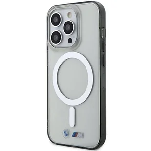 Etui BMW BMHMP14LHCRS iPhone 14 Pro 6.1" transparent hardcase Silver Ring MagSafe - Etui i futerały do telefonów - miniaturka - grafika 2