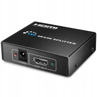 Kable - Splitter Hdmi 1X2 4K*2K 3D Fullhd Rozdzielacz - miniaturka - grafika 1