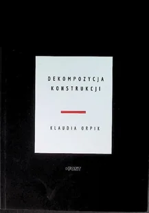Dekompozycja konstrukcji - Poezja - miniaturka - grafika 1