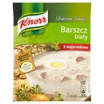 Knorr Ulubione Smaki Barszcz biały z majerankiem w proszku 47 g - Zupy w płynie - miniaturka - grafika 1