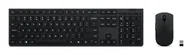 Zestawy myszka + klawiatura - Lenovo 4X31R64316 klawiatura Dołączona myszka Biuro RF Wireless + Bluetooth QWERTY US English Szary - miniaturka - grafika 1