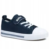 Buty dla dziewczynek - Axim trampki dziecięce niebieski rozmiar 29 - miniaturka - grafika 1