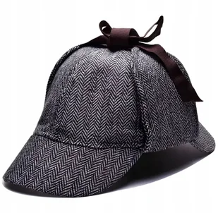 Kapelusz Sherlock Holmes Łowcy Jeleni 55Cm Klasyczny Kapelusz Detektywa Z D - Moda i Uroda OUTLET - miniaturka - grafika 1