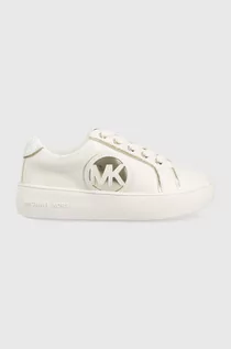 Buty dla dziewczynek - Michael Kors sneakersy dziecięce MK100451 kolor beżowy - grafika 1