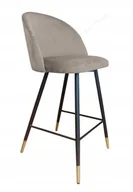 Taborety i hokery - Hoker Colin podstawa czarna/złota MG09 - miniaturka - grafika 1