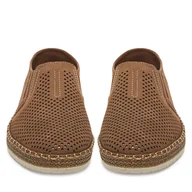 Półbuty męskie - Espadryle Rieker B5297-64 Brązowy - miniaturka - grafika 1