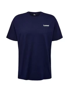 Koszulki męskie - Hummel Koszulka w kolorze granatowym - grafika 1