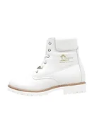 Botki damskie - Panama Jack Panama 03 Classics damskie botki z zimną podszewką z krótką cholewką, biały, 37 EU - miniaturka - grafika 1