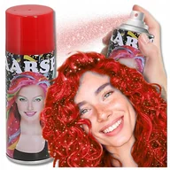 Farby do włosów i szampony koloryzujące - KOLORYZUJĄCY SPRAY DO WŁOSÓW LAKIER CZERWONY BROKAT 250 ml - miniaturka - grafika 1