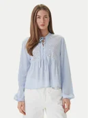 Bluzki damskie - ONLY Bluzka Lennyo 15366732 Błękitny Regular Fit - miniaturka - grafika 1