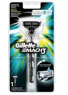 Golarka męska Gillette Mach 3 (7702018578771) - Maszynki do golenia i wkłady - miniaturka - grafika 1