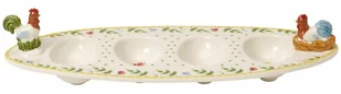 Villeroy & Boch Talerz Łódka na jajka Kogut & Kura Spring Awakening - Wielkanoc - miniaturka - grafika 1