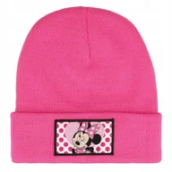Czapki damskie - Czapka Zimowa Dziecięca MYSZKA MINNIE Myszki Prezent Wzory Różowa - miniaturka - grafika 1