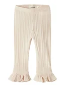 Spodenki dla niemowląt - Lil Atelier Legginsy "Tansy" w kolorze beżowym - miniaturka - grafika 1