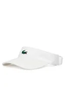 Czapki damskie - Lacoste Daszek RK8727 Biały - miniaturka - grafika 1