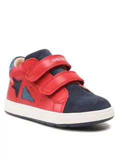 Buty dla chłopców - Geox Sneakersy B164DA 08522 C7217 Czerwony - grafika 1