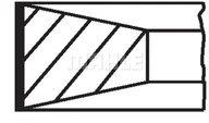 Silnik - akcesoria - Zestaw pierścieni tłokowych Mahle 040 07 V0 - miniaturka - grafika 1