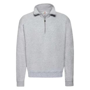 Bluza męska Zip Neck Classic Fruit of the Loom - Heather Grey L - Bluzy męskie - miniaturka - grafika 1