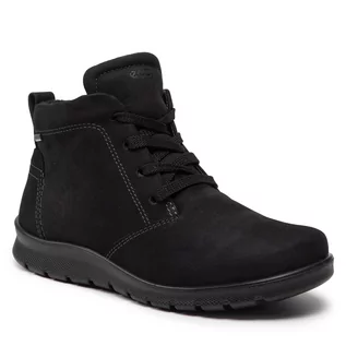 Botki damskie - Ecco Botki Babett Boot GORE-TEX 215583 02001 Black - grafika 1