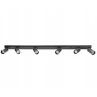 Lampy sufitowe - Ruchoma lampa sufitowa CGLISTSPOT listwa do sypialni czarna - miniaturka - grafika 1