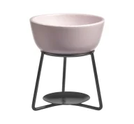 Świece - Yankee Candle Pebble kominek do wosków zapachowych Grey Lilac - miniaturka - grafika 1