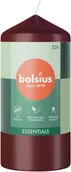 Świece - Świeca pieńkowa walec BOLSIUS Essentials 33H 12CM AKSAMITNA CZERWIEŃ - miniaturka - grafika 1