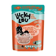 Mokra karma dla kotów - Lucky Lou Karma mokra dla kotów Extra Food Adult w rosole Tuńczyk z łososiem 12x70 g - miniaturka - grafika 1