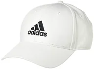 Czapki damskie - adidas Czapka baseballowa unisex z bawełny diagonalu, biały/czarny, XS - miniaturka - grafika 1