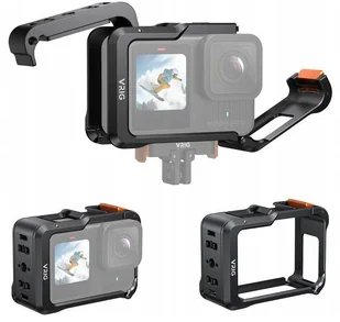 VRIG Frame Mount Sanki Iso Gwint 1/4" Do Gopro 13 12 11 10 9 Black / Ga-02 - Akcesoria do kamer sportowych - miniaturka - grafika 1