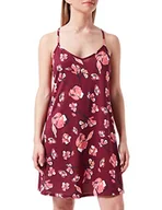 Koszulki i topy damskie - Schiesser Damska koszulka nocna Spaghetti, czerwony (Weinrot), 44 - miniaturka - grafika 1