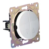 Wyłączniki światła i elektryczne - Onnline Włącznik żaluzjowy, biały, BETA - miniaturka - grafika 1