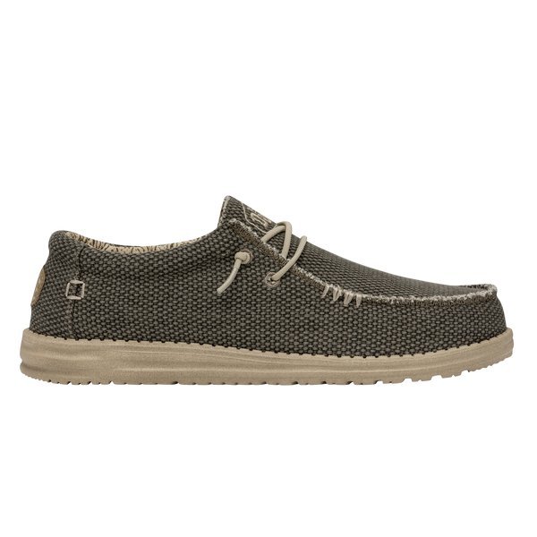 BUTY MĘSKIE HEY DUDE WALLY BRAIDED ARMY-41