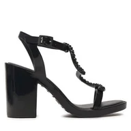 Sandały damskie - Sandały Melissa Melissa Snake Block + Bo.Bo Ad 35775 Czarny - miniaturka - grafika 1