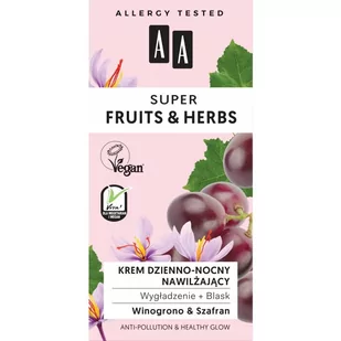 Oceanic Super Fruits & Herbs Krem dzienno-nocny nawilżający Winogrono & Szafran 50ml - Kremy do twarzy - miniaturka - grafika 1