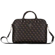 Torby na laptopy - Torba GUESS New 4G Zipper Pocket Triangle Logo 15 - miniaturka - grafika 1
