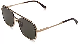 Police Unisex SPLE18 okulary przeciwsłoneczne, złote, 55, złoto, 55 - Okulary przeciwsłoneczne - miniaturka - grafika 1