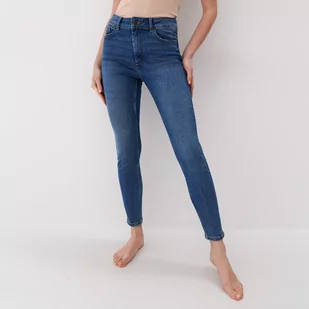 Mohito - Jeansy skinny Eco Aware - Niebieski - Spodnie damskie - miniaturka - grafika 1