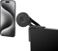 Uchwyty samochodowe do telefonów - Spigen Uchwyt samochodowy TapLock Car Mount Holder do Tesla Model 3/X/S/Y/Cybertruck do iPhone z MagSafe, czarny - miniaturka - grafika 1